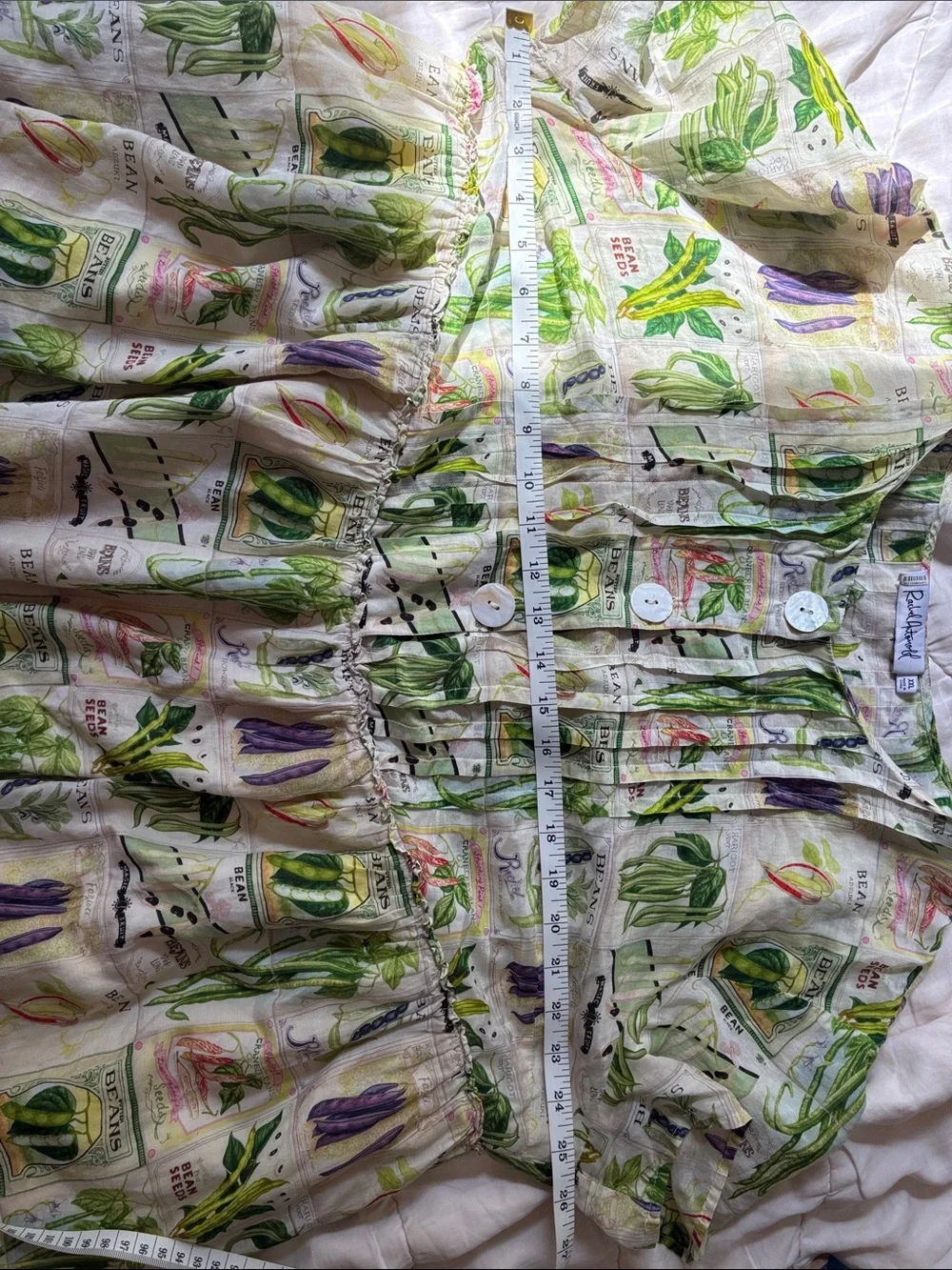 Rachel Antonoff Howard Mini Dress Beans - Silk/Cotton in Green - Picture 6 of 7